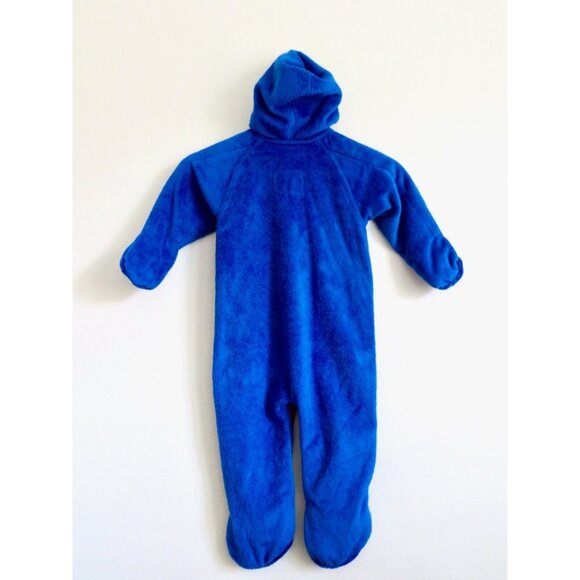 The North Face Kids Vibrant Blue Hooded Footie - Picture 3 of 5